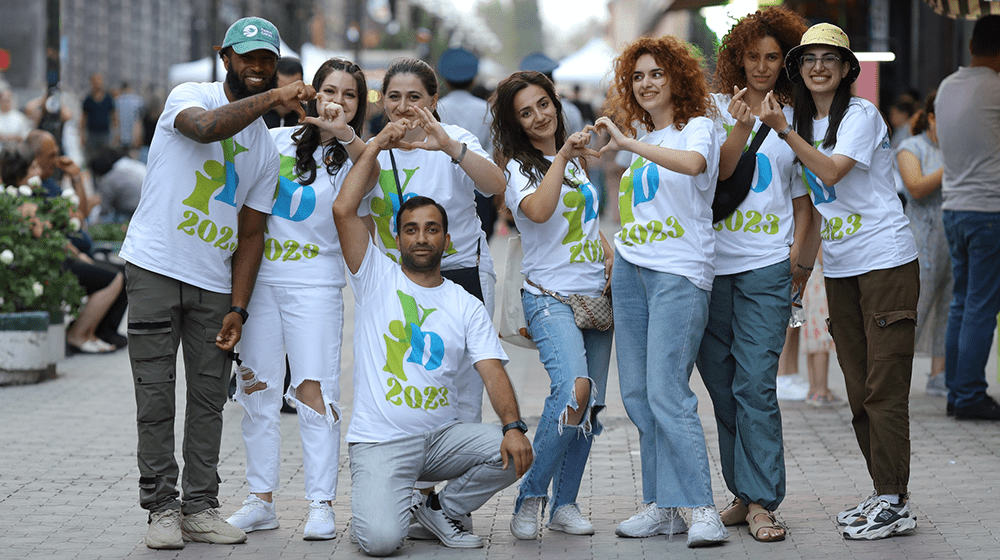 Celebrating International Youth Day in Gyumri 