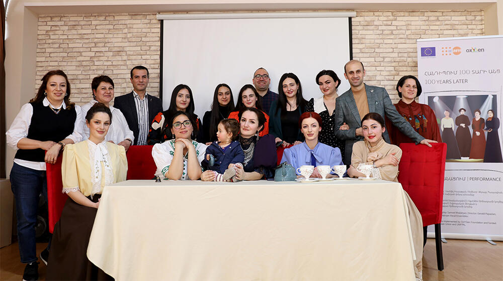 group photo with the participation of Event organizers and students of Eurasia University 