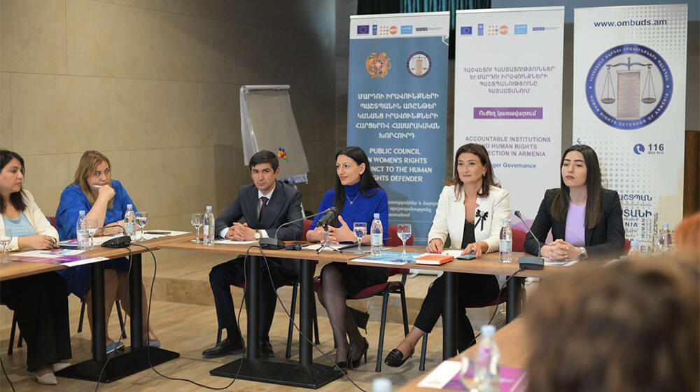 Launch of the Board Meeting of the Public Council on Women's Rights Adjunct to the Human Rights Defender of Armenia