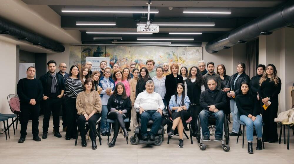 Group photo of the participants of the "Universal Design: a New Stage of Development" conference 