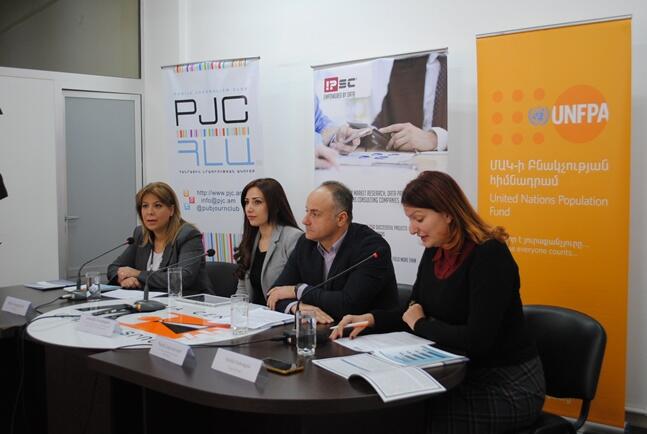 UNFPA Armenia presented "Men and Gender Equality in Armenia" Report