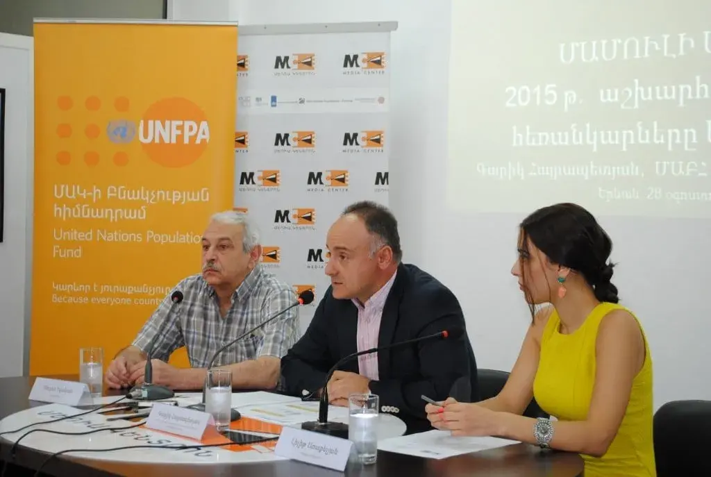 Press Conference on World Population Prospects 2015 and Armenia