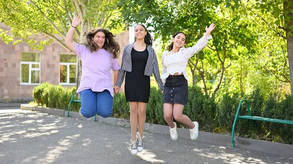 Three Bright Girls Who Bring Their Colors to the World