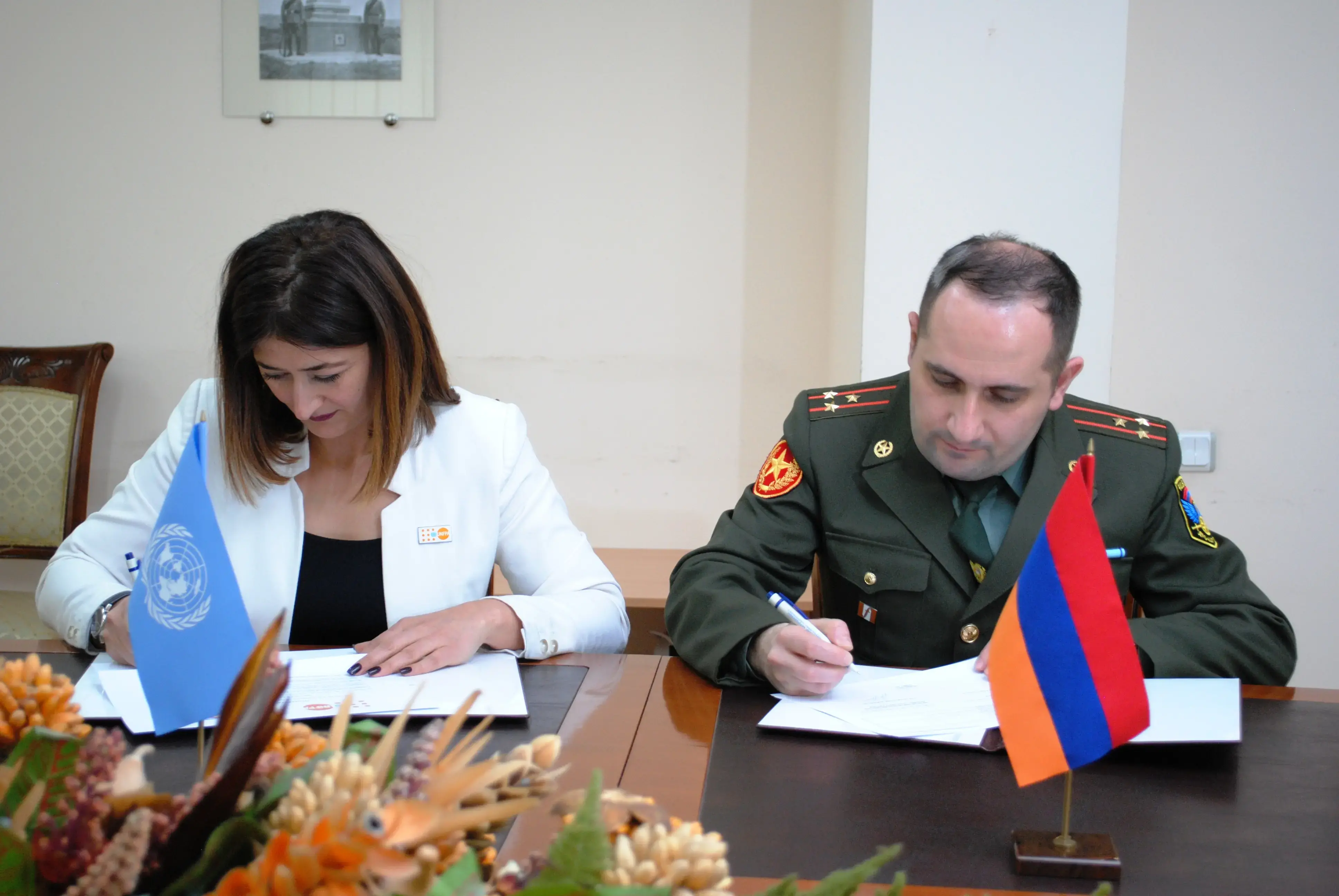 UNFPA and Ministry of Defense signed Cooperation Agreement for 2019