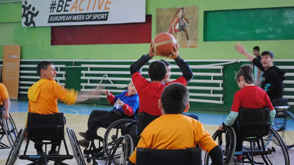 UNFPA and Armenia Wheelchair Basketball Federation launched the first team in Vanadzor