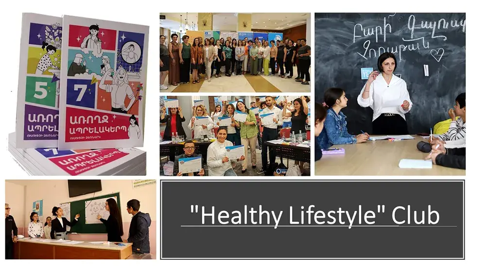  "Healthy Lifestyle" Club became a mandatory part of the curriculum  for 5th and 7th-grade students in public schools