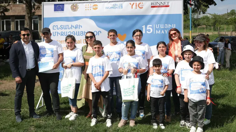 Equality and respectful relationships are celebrated on International Day of Families in Armenia